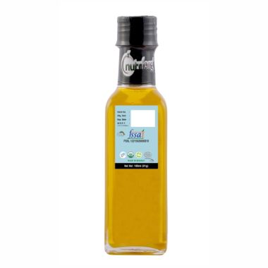 Nutriorg: Certified Organic Flaxseed Oil - 100 ml (Pack of 2 )
