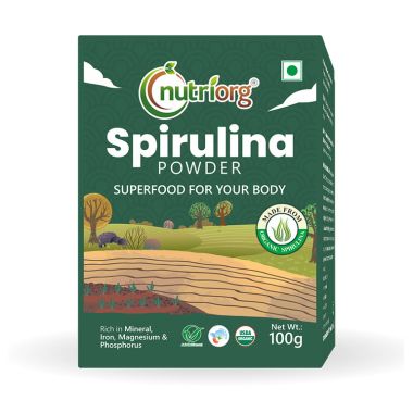 Nutriorg: Spirulina Powder - 100 gm