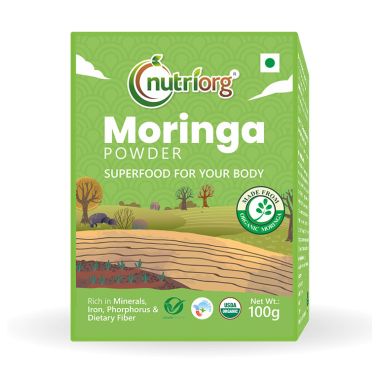 Nutriorg: Certified Organic Moringa Powder - 100 gm