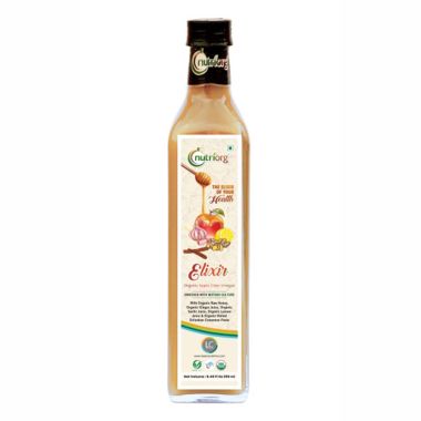 Nutriorg: Certified Organic Elixir Apple Cider Vinegar - 250 ml