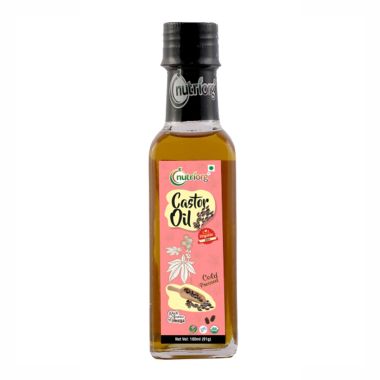 Nutriorg: Certified Organic Castor Oil - 100 ml (Pack of 2)