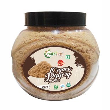 Nutriorg: Certified Organic Jaggery Powder - 700 gm ( Pack of 2)