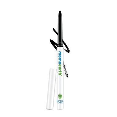 Mamaearth: Mamaearth Charcoal Black Long Stay Kajal Black Retractable Waterproof, with Vitamin C & Chamomile for 11-Hour Smudge-free Stay