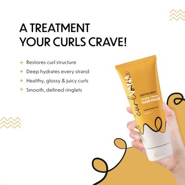 Curlvana: Deep-Nourish Hair Mask - Essential Weekly Care - 200ml