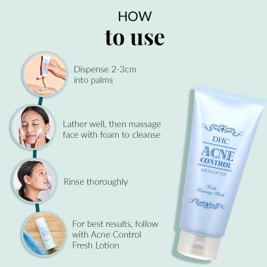 DHC: Acne Control Fresh Foaming Wash - 130gm
