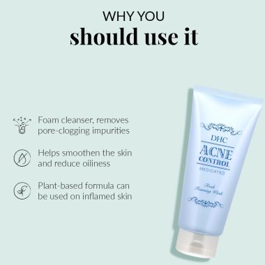 DHC: Acne Control Fresh Foaming Wash - 130gm