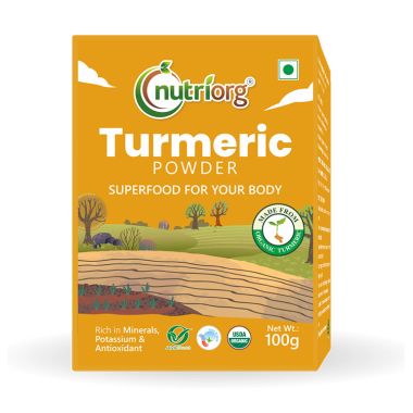 Nutriorg: Certified Organic Turmeric Powder - 100 gm