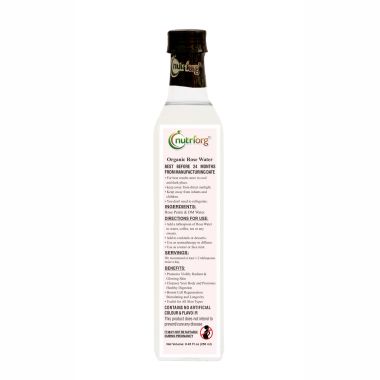 Nutriorg: Certified Organic Rose Water - 250 ml