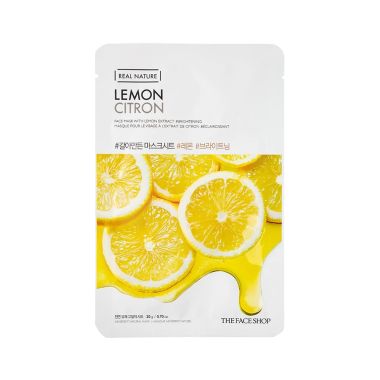 The Face Shop: Real Nature Lemon Face Mask - 20 gm
