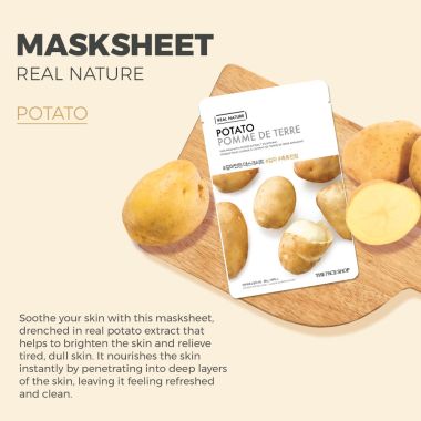 The Face Shop: Real Nature Potato Face Mask - 20 gm