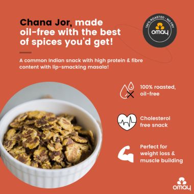 Omay Foods: Beaten Chana - Pack of 2 (400gm each)