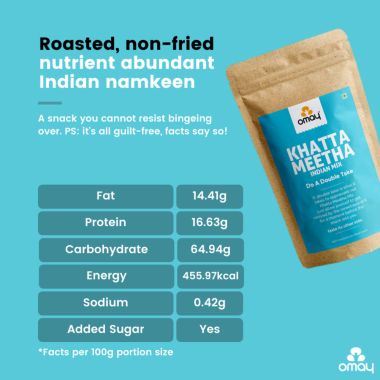 Omay Foods: Khatta Meetha Mix - Pack of 2 (400gm each)