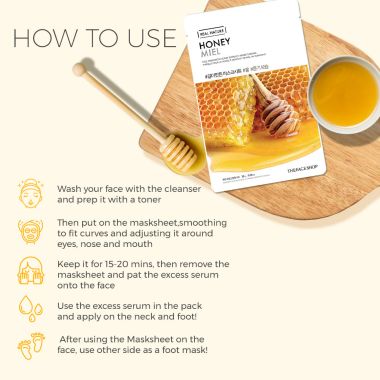 The Face Shop: Real Nature Honey Face Mask - 20 gm