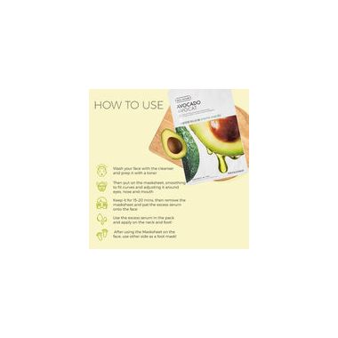 The Face Shop: Real Nature Avocado Face Mask - 20 gm