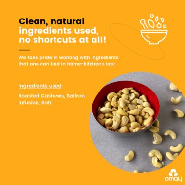 Omay Foods: Classic Salted Roasted Cashews - Pack of 2 (150gm each)
