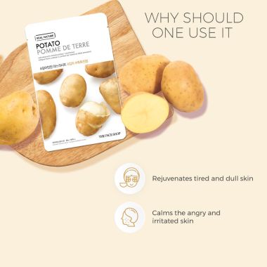 The Face Shop: Real Nature Potato Face Mask - 20 gm