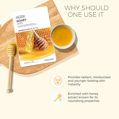 The Face Shop: Real Nature Honey Face Mask - 20 gm