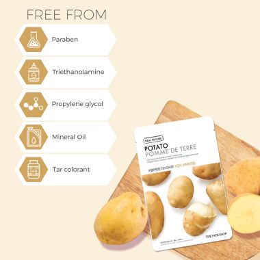 The Face Shop: Real Nature Potato Face Mask - 20 gm