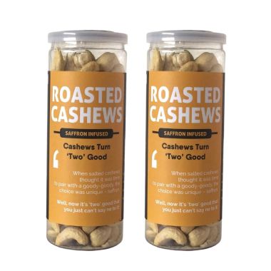 Omay Foods: Classic Salted Roasted Cashews - Pack of 2 (150gm each)