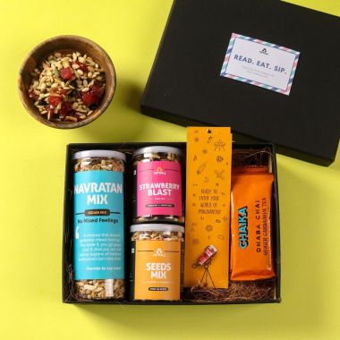 Omay Foods: Health Shots Reading Ready Gift Box