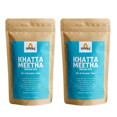 Omay Foods: Khatta Meetha Mix - Pack of 2 (400gm each)