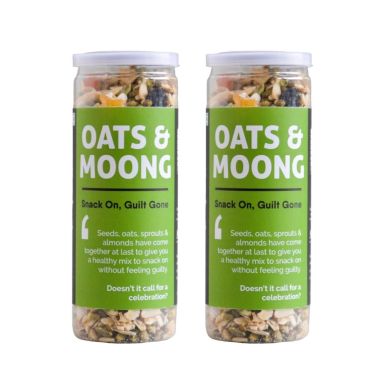 Omay Foods: Oats & Moong Mix - Pack of 2 (160gm each)