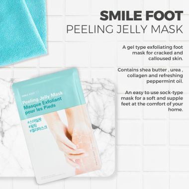 The Face Shop: Smile Foot Peeling Jelly Mask (Unisex) - 40ml