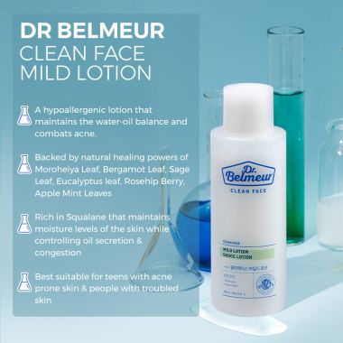 The Face Shop: Dr. Belmeur Clean Face Mild Lotion with Squalane - 145 ml
