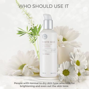The Face Shop: White Seed Brightening Toner - 160 ml
