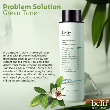 Belif: Problem Solution Green Toner - 200ml