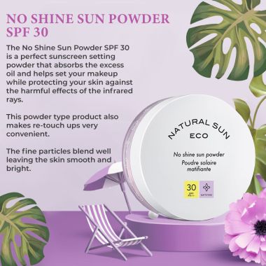The Face Shop: Natural Eco No Shine Sun Powder - 13 gm