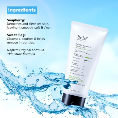 Belif: Creamy Cleansing Foam Moist - 160ml
