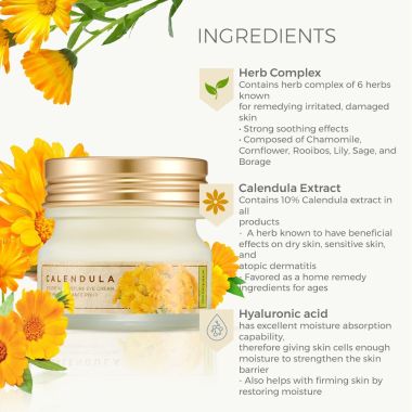 The Face Shop: Calendula Essential Moisture Eye Cream - 20 ml