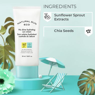 The Face Shop: Natural Eco No Shine Hydrating Sun Cream - 50 ml