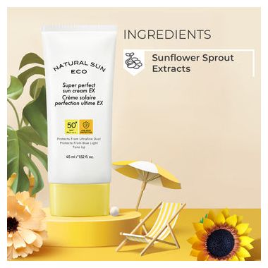 The Face Shop: Natural Eco Super Perfect Sun Cream EX - 45 ml