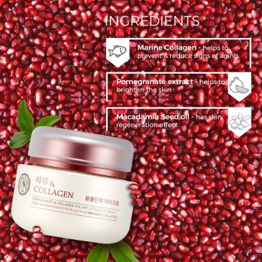 The Face Shop: Pomegranate and Collagen Volume Lifting Eye Cream - 50 ml
