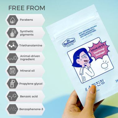 The Face Shop: Dr. Belmeur Clarifying Spot Soothing Patches - 80 Patches