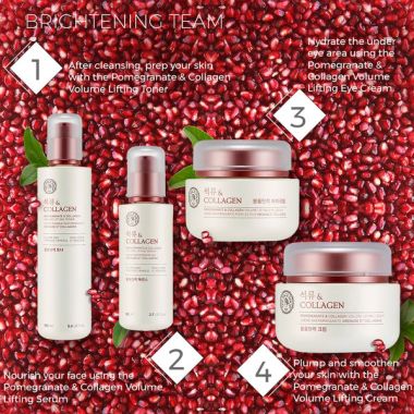 The Face Shop: Pomegranate and Collagen Volume Lifting Cream 100ml (Unisex)