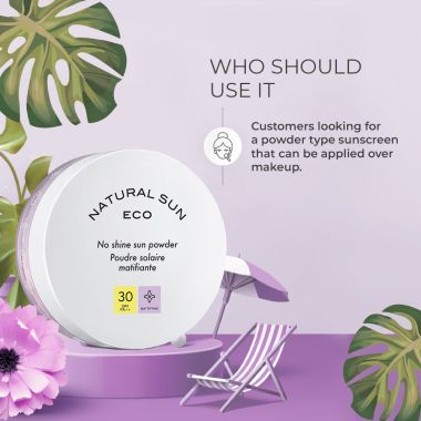 The Face Shop: Natural Eco No Shine Sun Powder - 13 gm