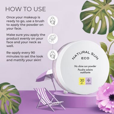 The Face Shop: Natural Eco No Shine Sun Powder - 13 gm