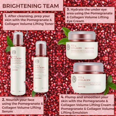 The Face Shop: Pomegranate and Collagen Volume Lifting Serum - 80 ml