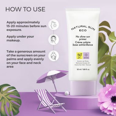 The Face Shop: Natural Eco No Shine Sun Primer - 50 ml
