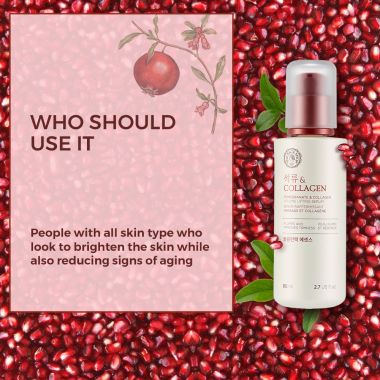 The Face Shop: Pomegranate and Collagen Volume Lifting Serum - 80 ml
