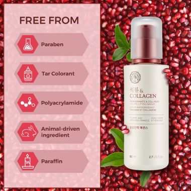 The Face Shop: Pomegranate and Collagen Volume Lifting Serum - 80 ml
