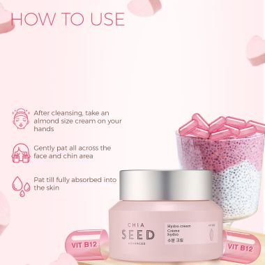 The Face Shop: Chia Seed Hydro Cream - 50 ml