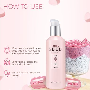 The Face Shop: Chia Seed Hydro Toner - 160 ml