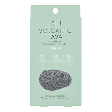 The Face Shop: Jeju Volcanic Lava Fresh Nose Strips - 7 Strips