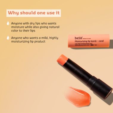 Belif: Moisturizing Lip Bomb Coral - 3Gm