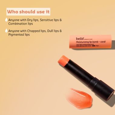 Belif: Moisturizing Lip Bomb Coral - 3Gm