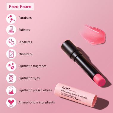 Belif: Moisturizing Lip Bomb The Pink - 3Gm